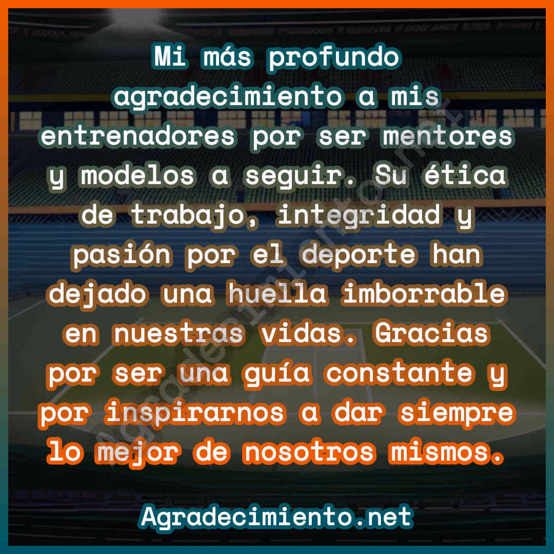 ¿Cómo agradecerle al entrenador de tu hijo?