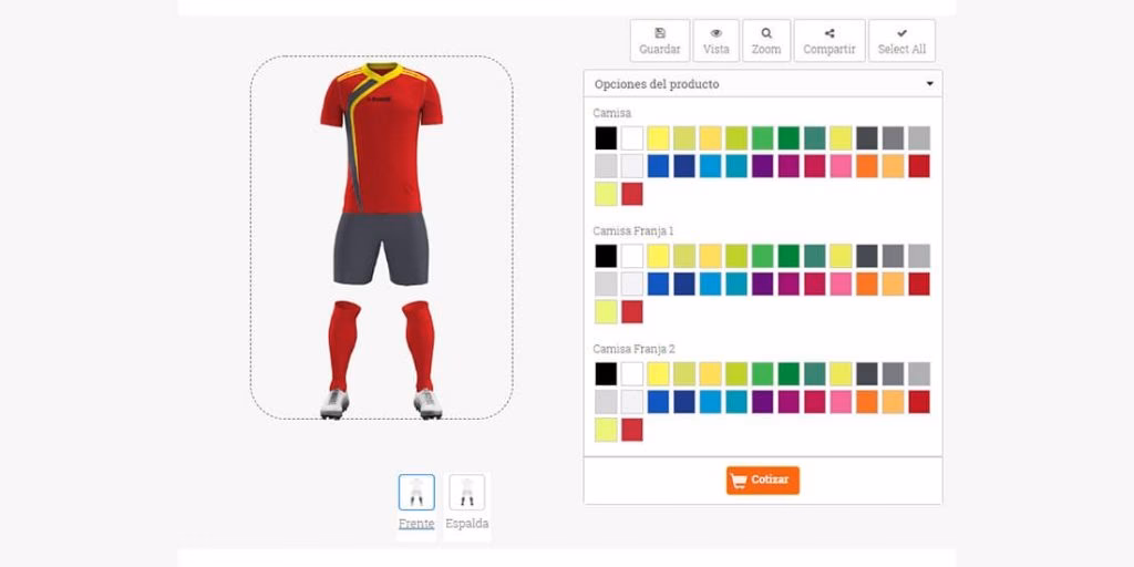 ¿Qué programa se usa para diseñar camisetas de fútbol?