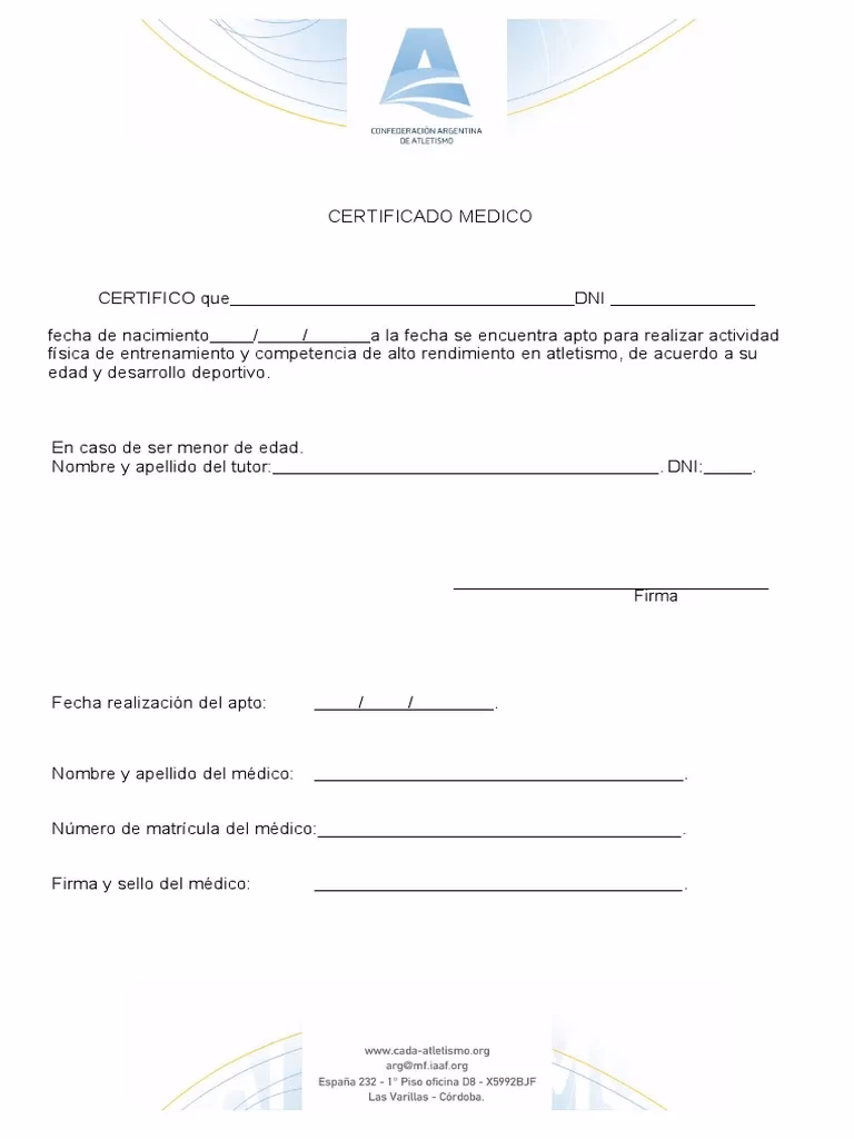 ¿Qué es un apto deportivo?