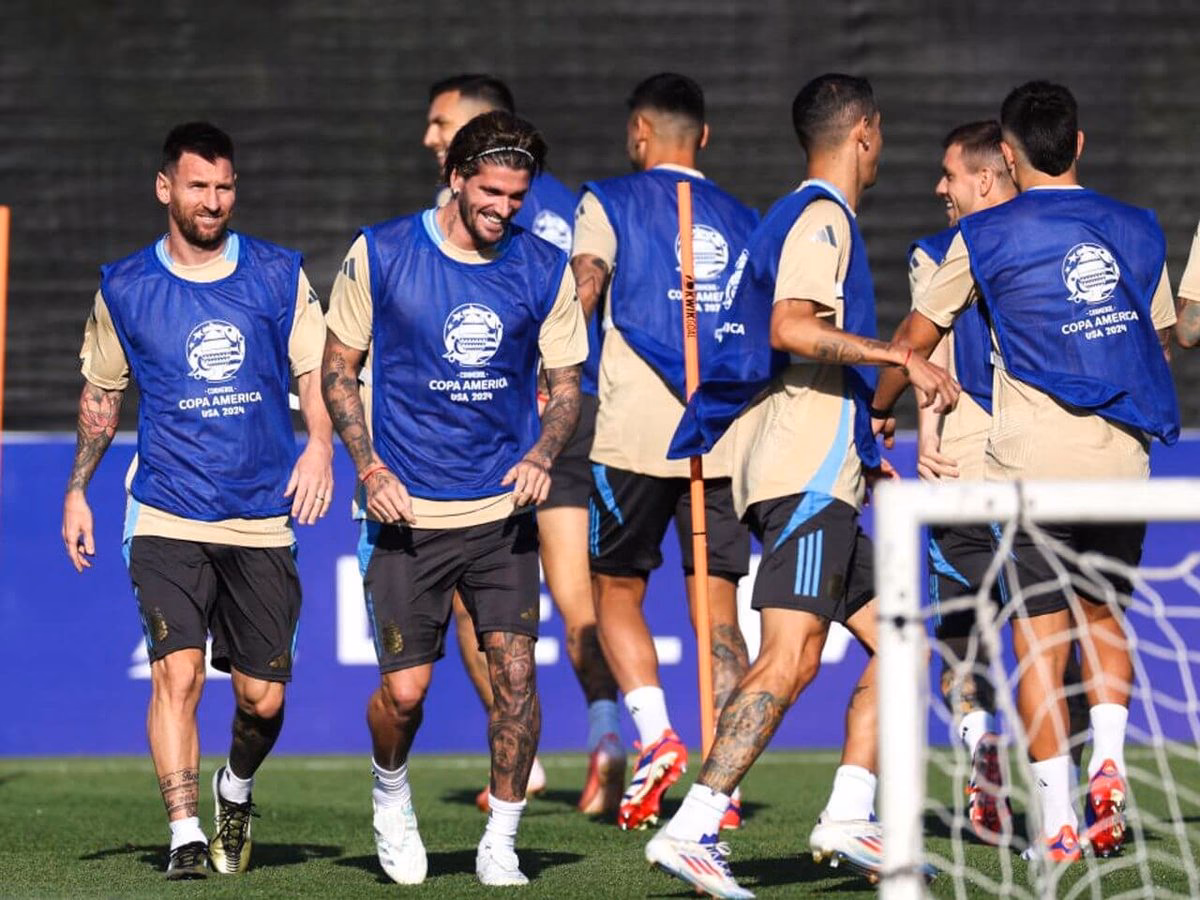 ¿Qué formación jugó Argentina en la Copa América?