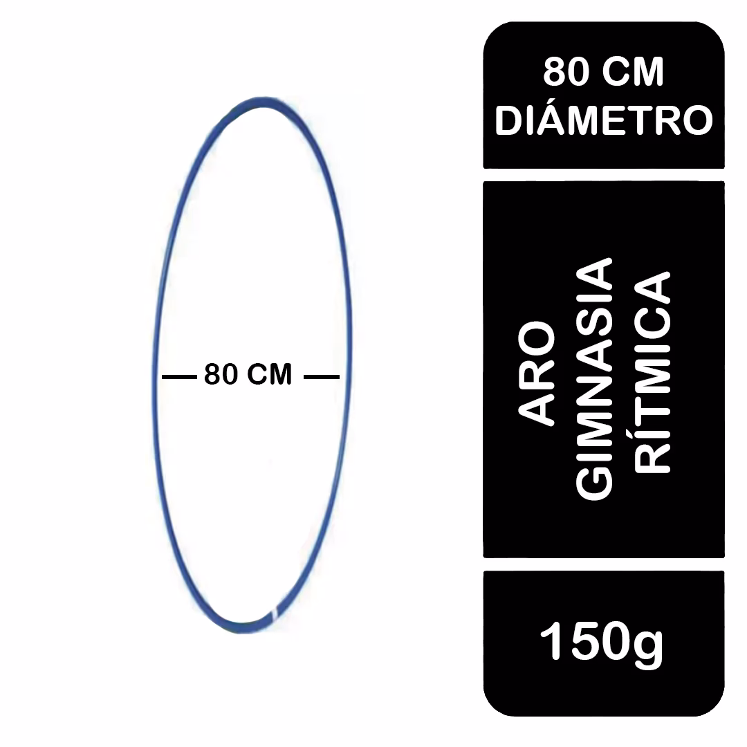 ¿Cuánto mide un aro de educación física?
