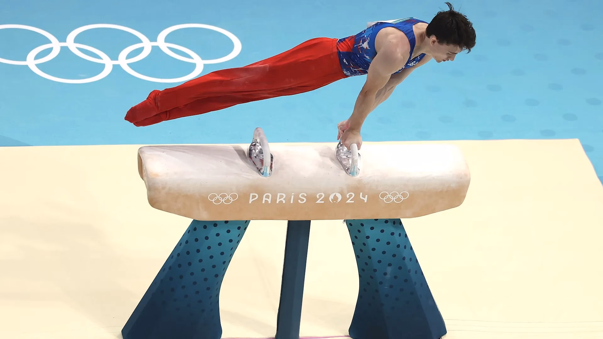 ¿Cómo se llama el caballo de gimnasia?