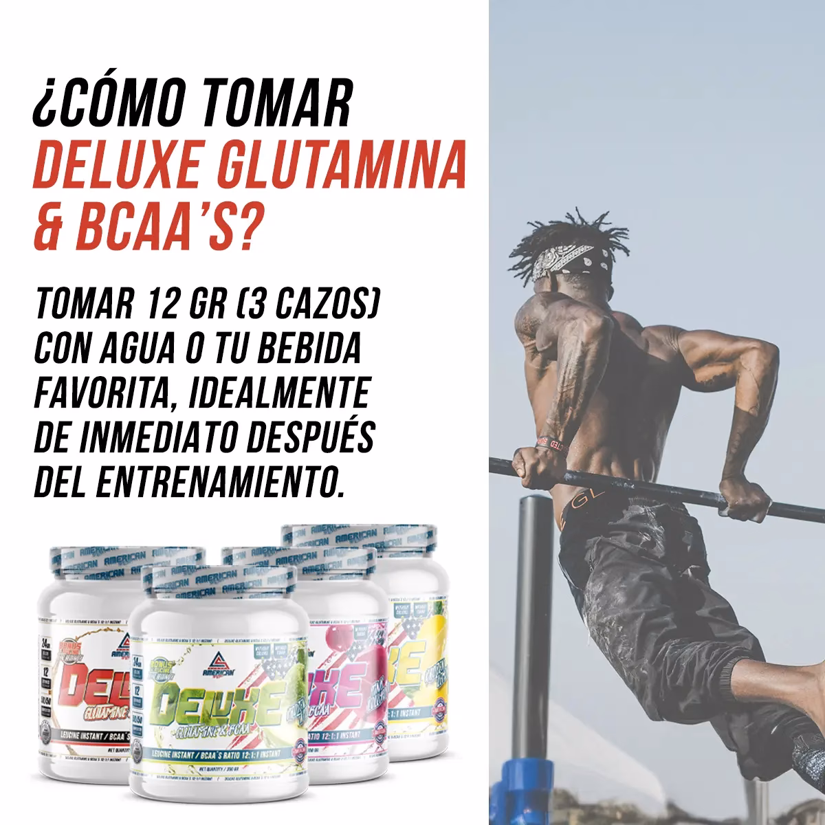 ¿Cuándo es el mejor momento para tomar BCAA y glutamina?