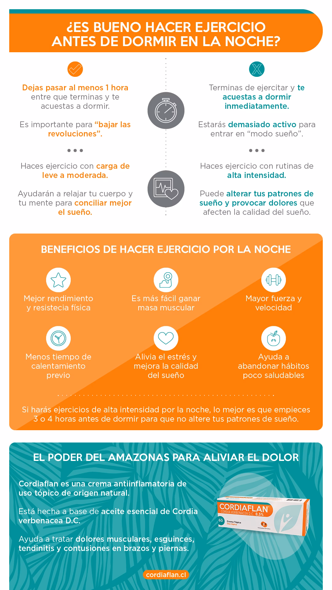 ¿Qué tipo de ejercicio hacer por la noche?