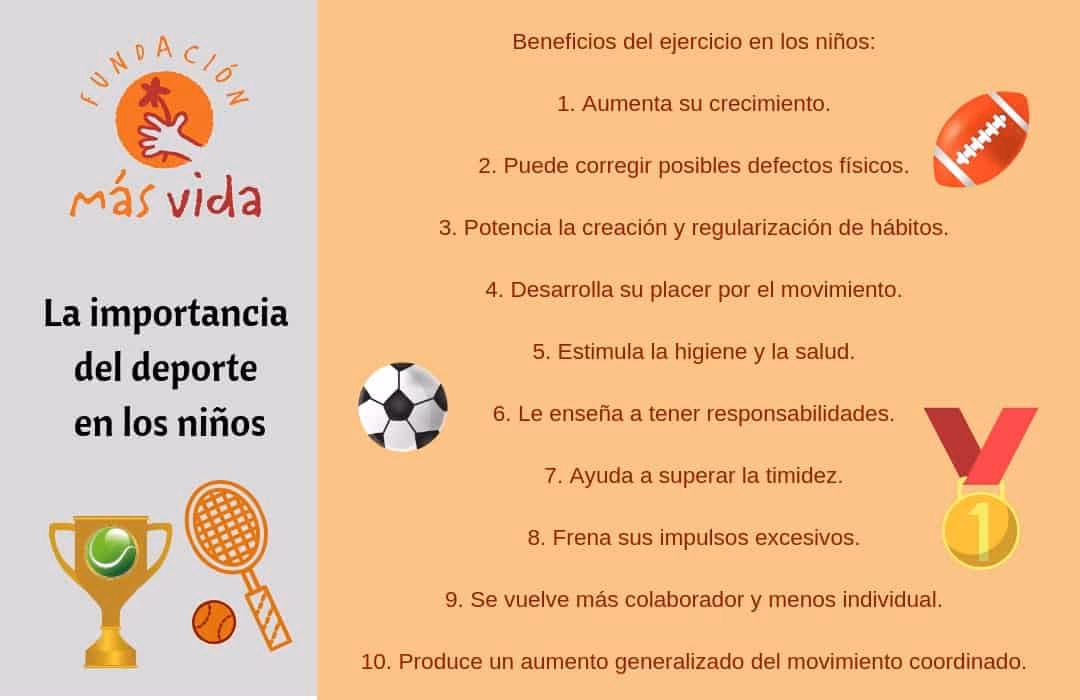 ¿Cuáles son 10 beneficios de la actividad física para los niños?