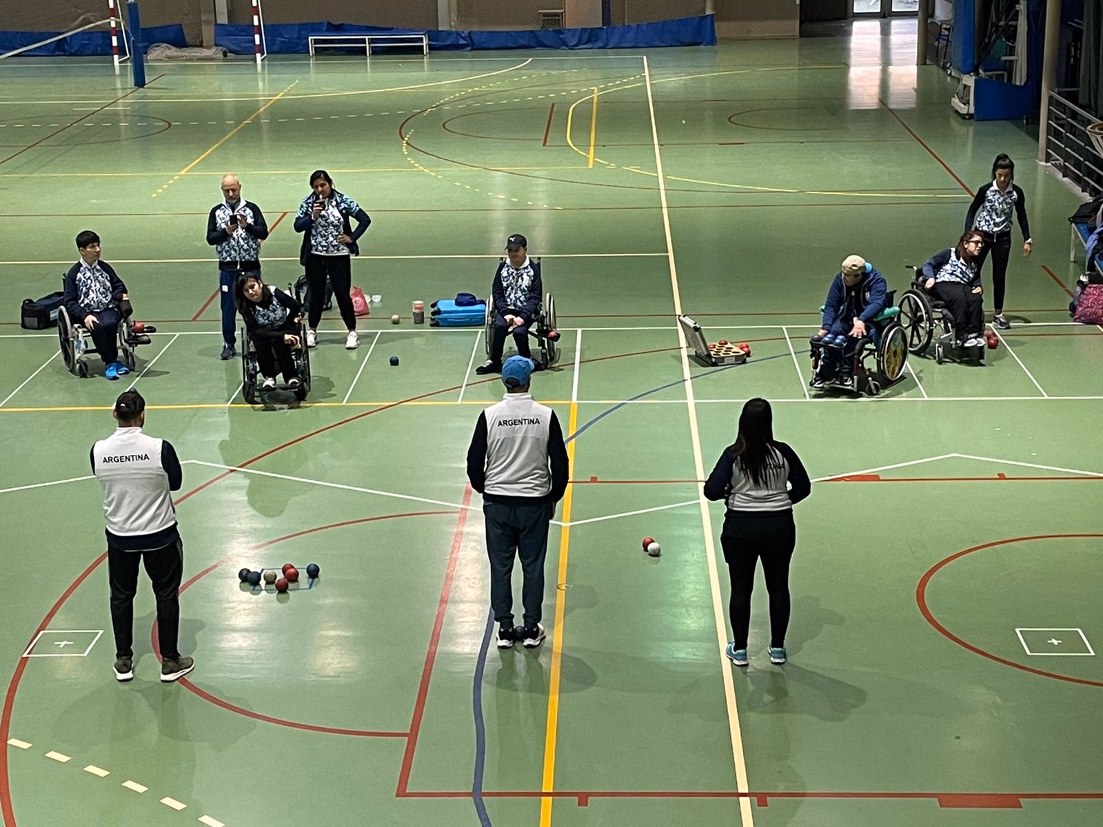 What is boccia game in French?