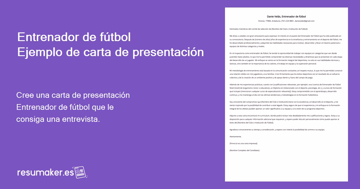 ¿Cómo escribir una carta a un entrenador de fútbol?