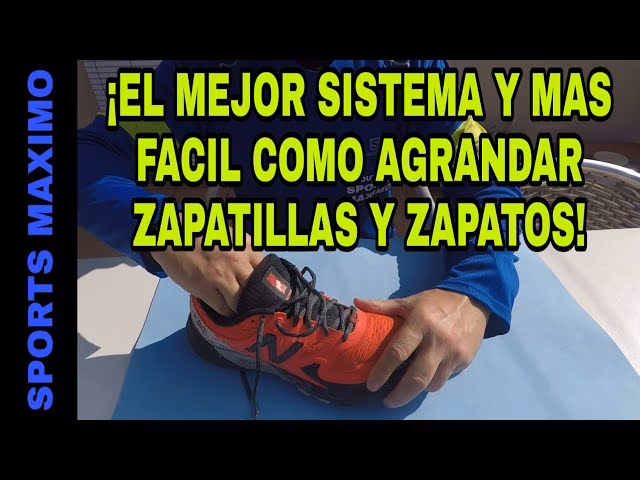 ¿Es posible estirar las zapatillas hasta una talla completa?