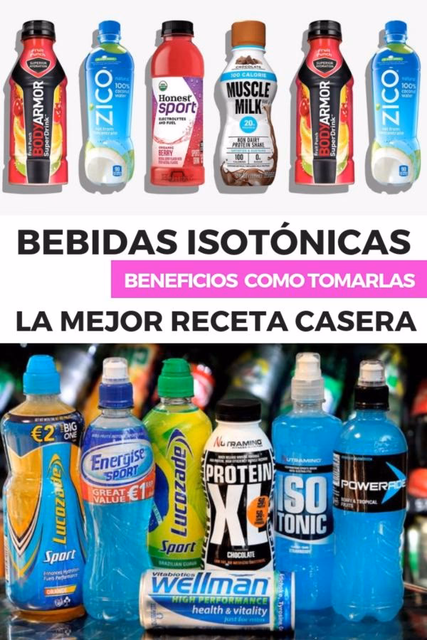 ¿Cuáles son los ingredientes de la bebida deportiva isotónica?