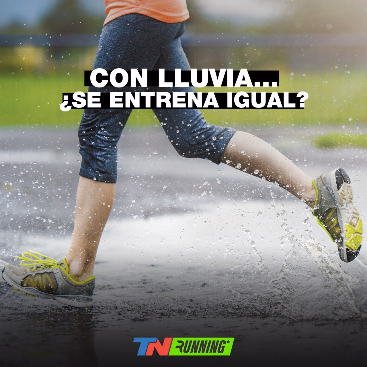 ¿Qué pasa si salgo a trotar con lluvia?