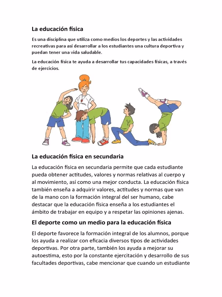 ¿Qué es el deporte en la educación física?
