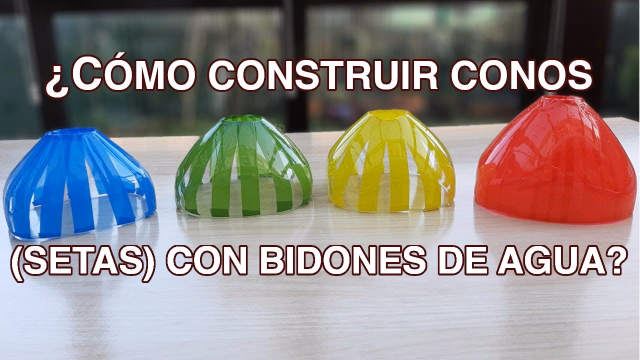 ¿De qué están hechos los conos de entrenamiento?