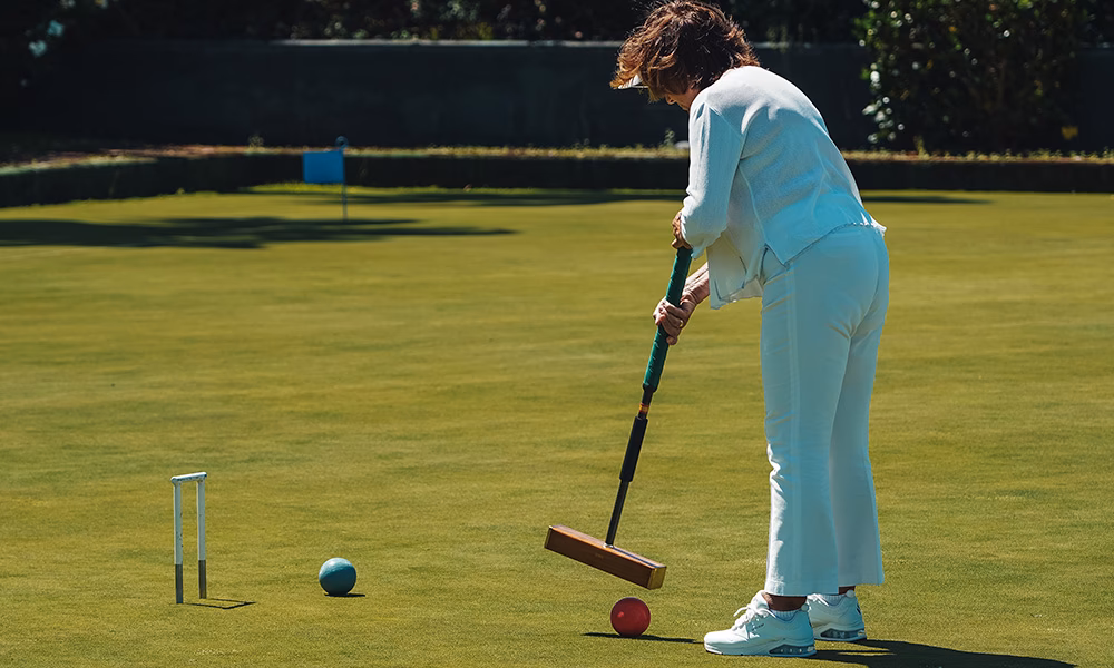 What is a Roque in croquet?