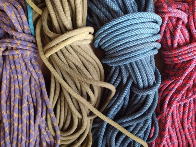 ¿Qué cuerdas utilizan los gimnasios de escalada?