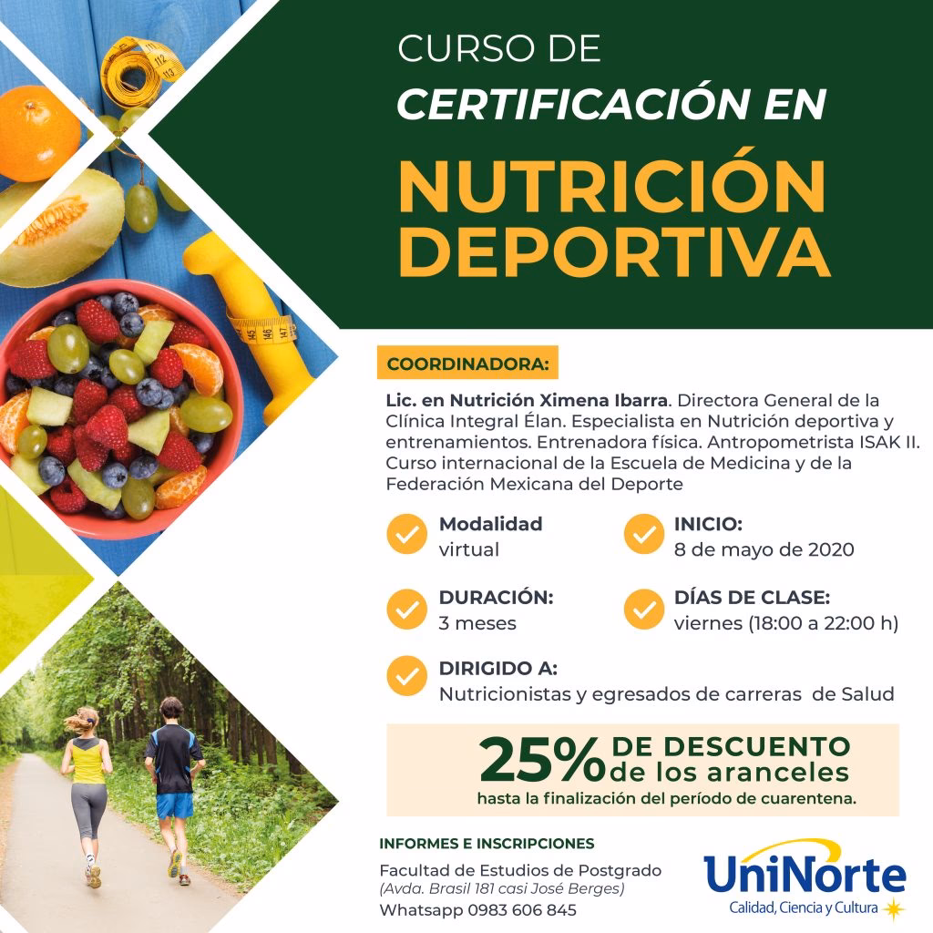 ¿Qué hay que estudiar para ser nutricionista deportivo?