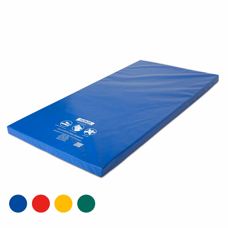 ¿Qué material se utiliza para las colchonetas de gimnasia?