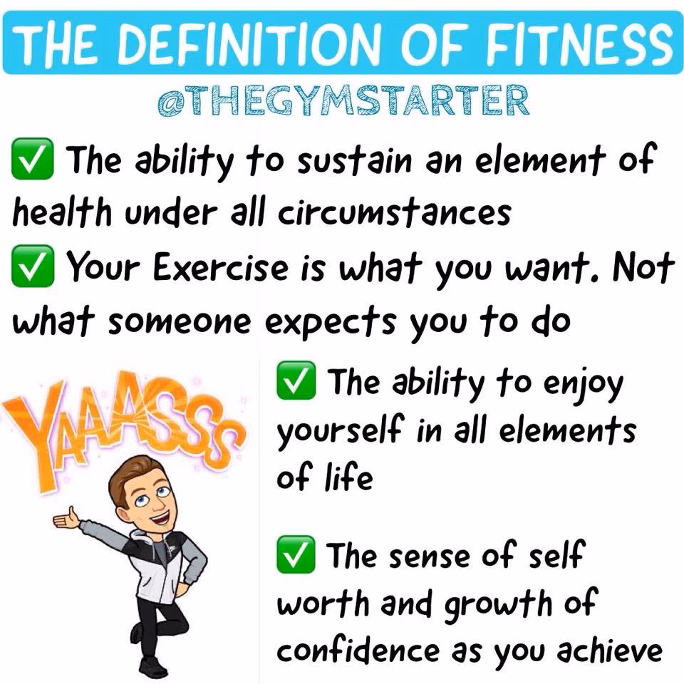 What is the basic definition of fitness?
