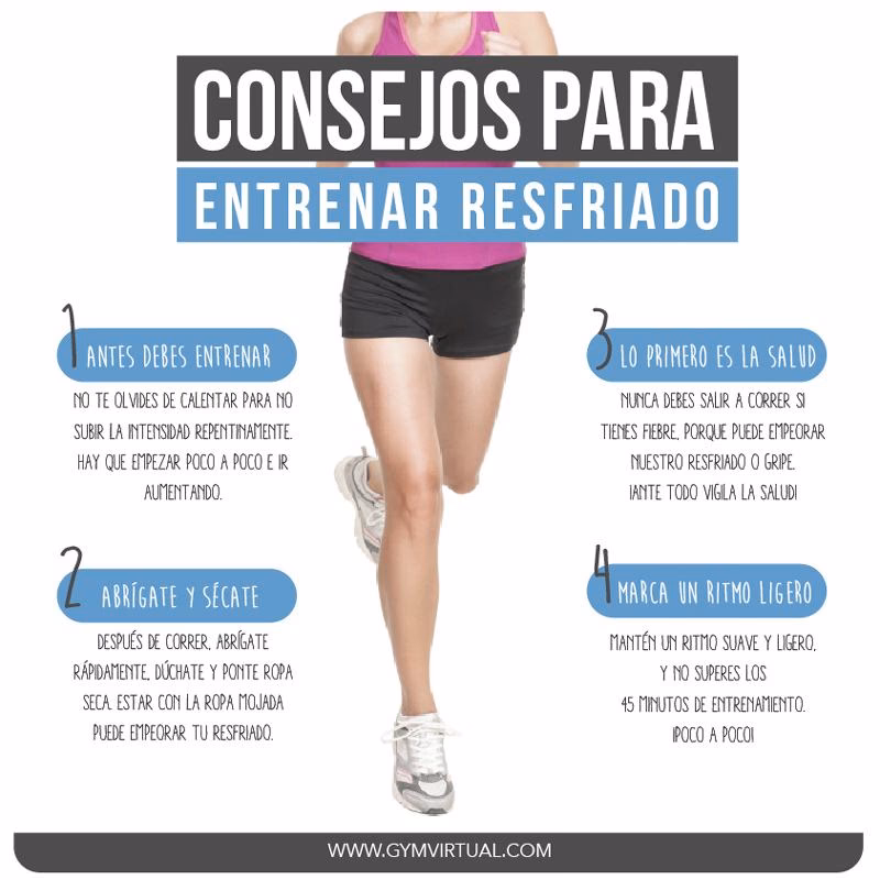 ¿Debes descansar cuando estás resfriado?