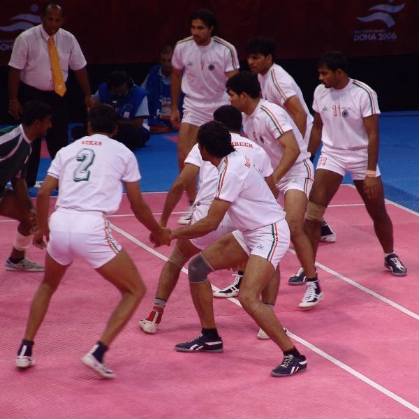 Which team is no. 1 in kabaddi?