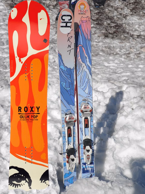 ¿Cómo se llama la tabla para esquiar?