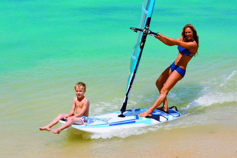 What is the no go zone windsurfing?