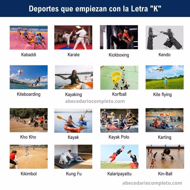 ¿Qué deporte indio empieza con K?