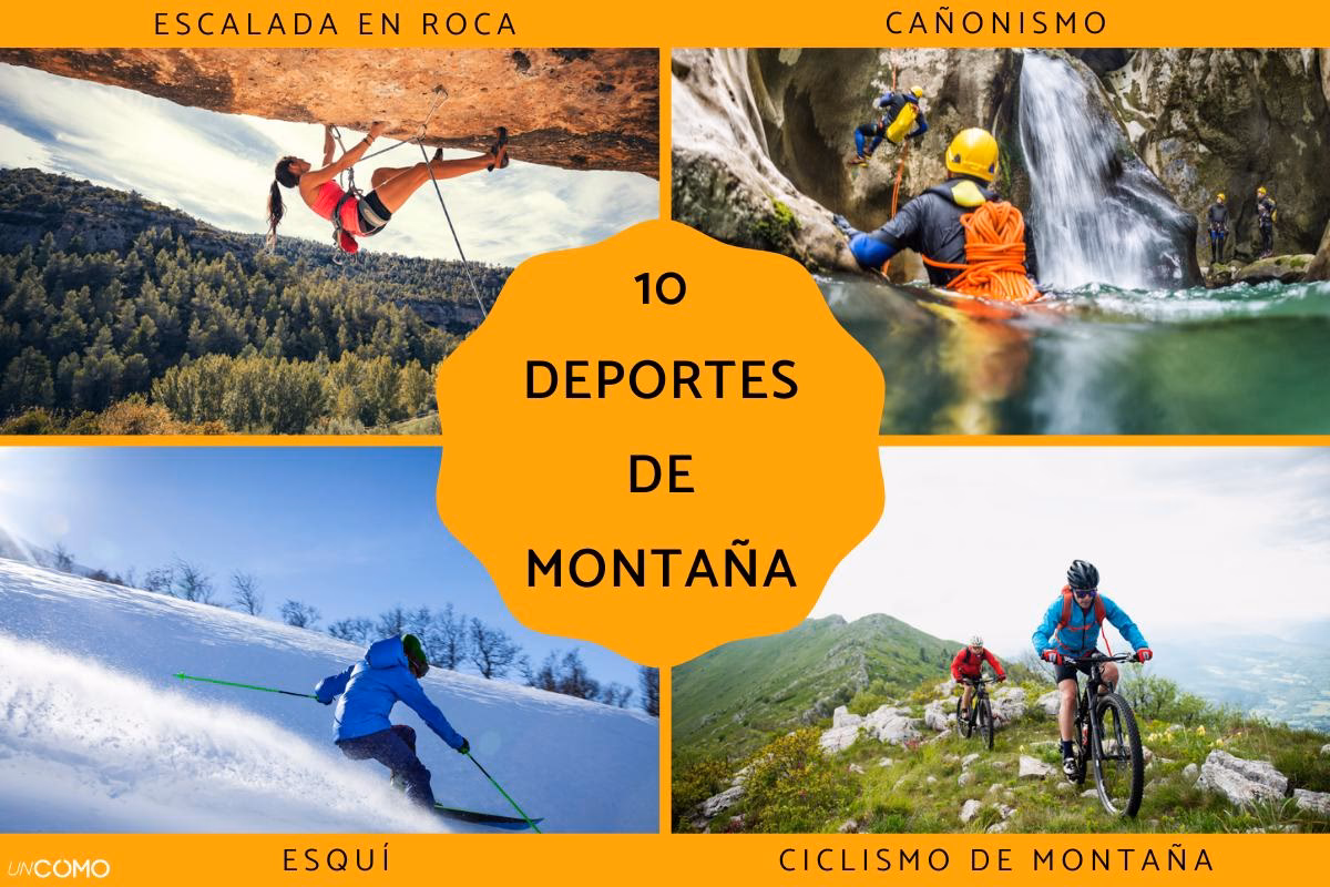 ¿Qué deportes practicas en la montaña?