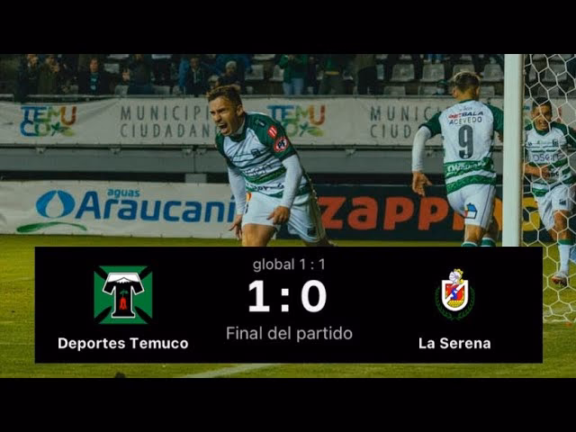 ¿Quién transmite la serena vs temuco?