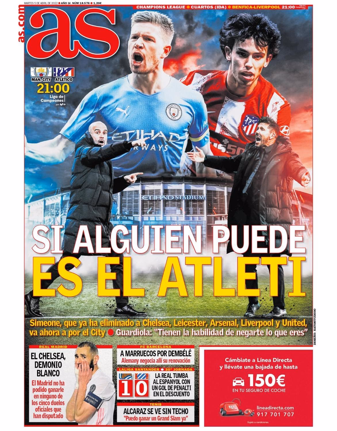 ¿Cuál es el periódico deportivo del Atlético de Madrid?