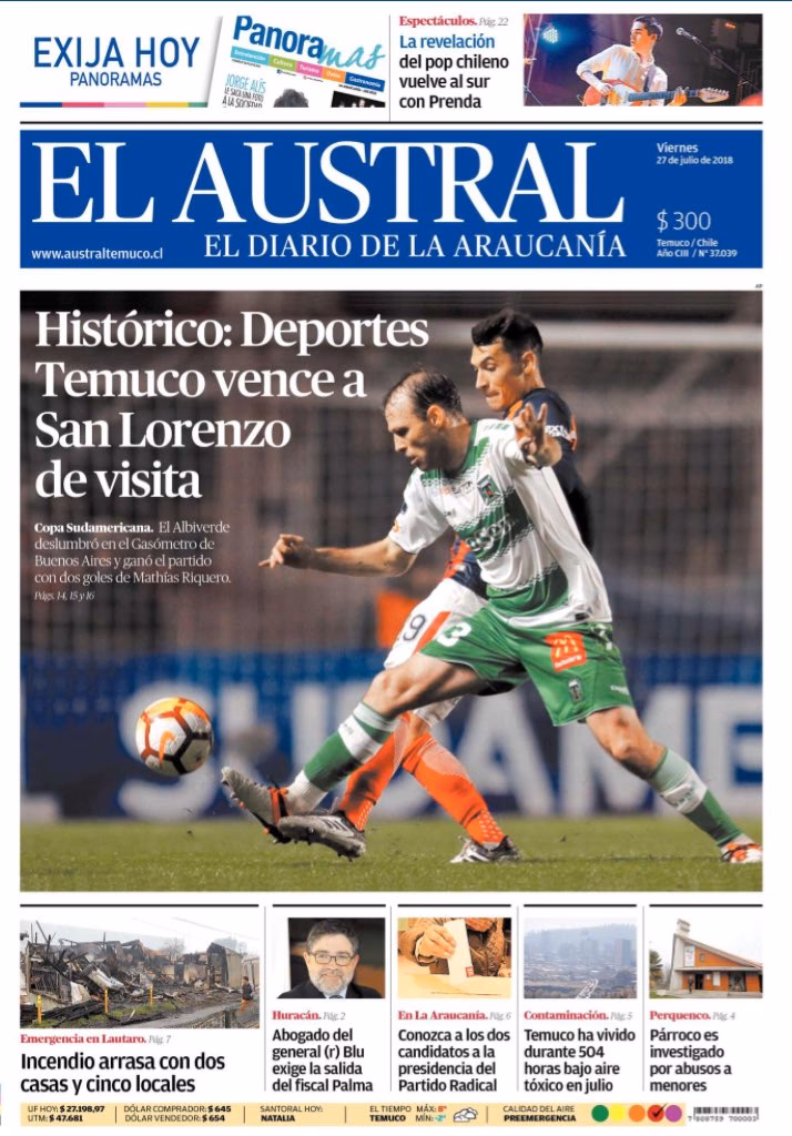 ¿Cuál es el diario deportivo de Chile?