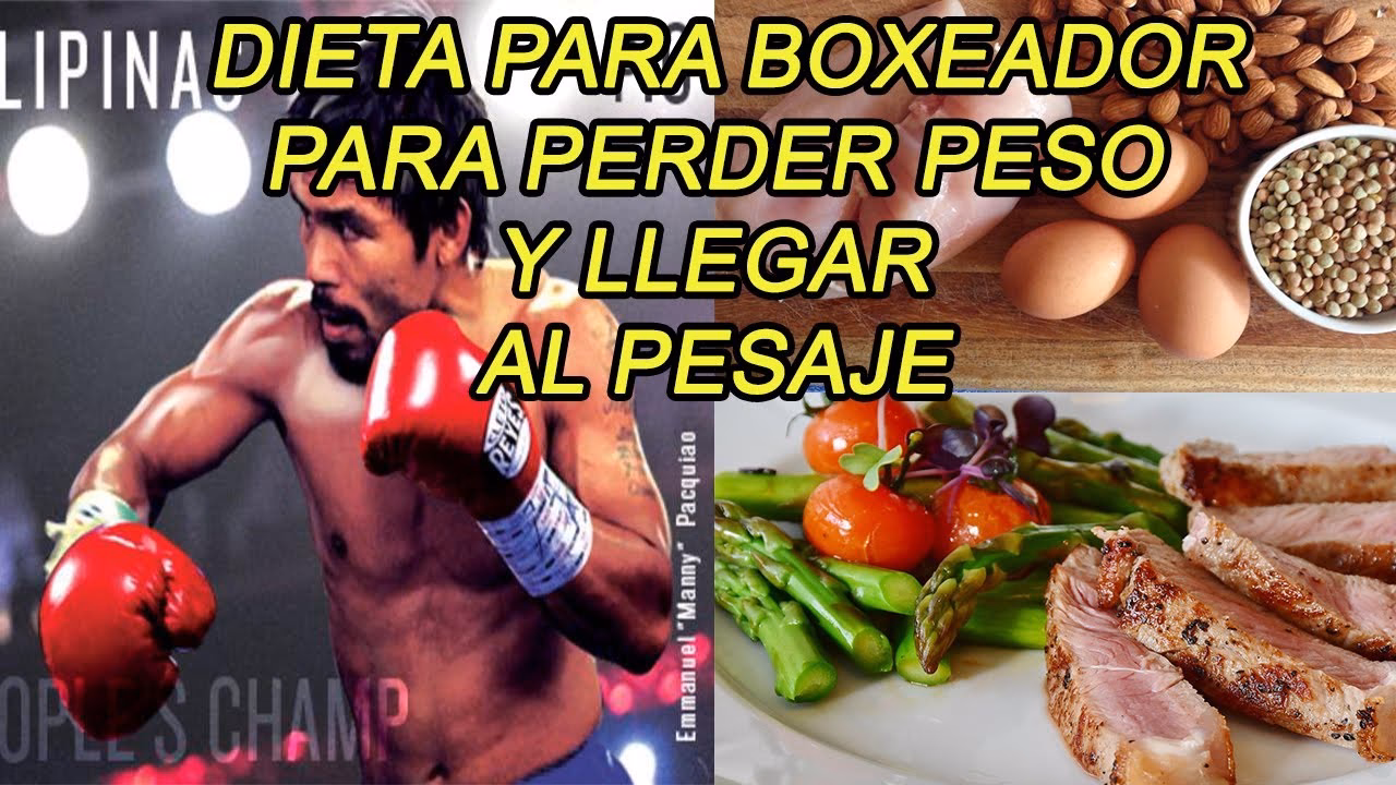 ¿Cuál es el plan de dieta y entrenamiento de un boxeador?