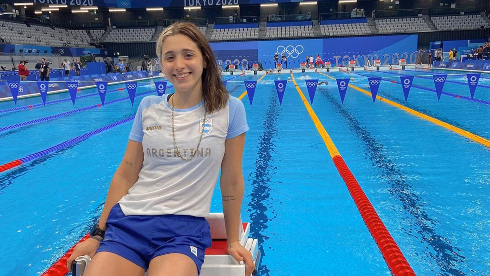 ¿Qué deporte hace Delfina Pignatiello?
