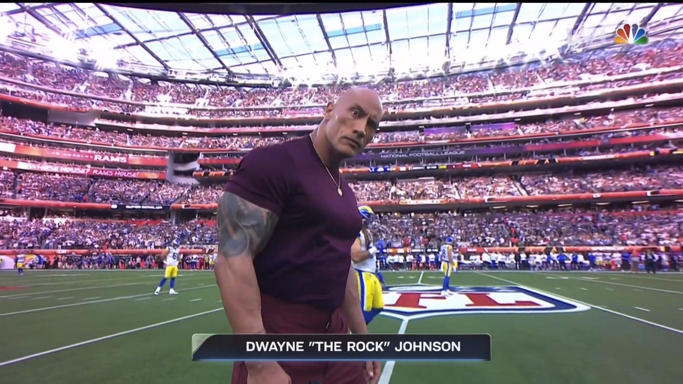 What did the rock's daughter do?