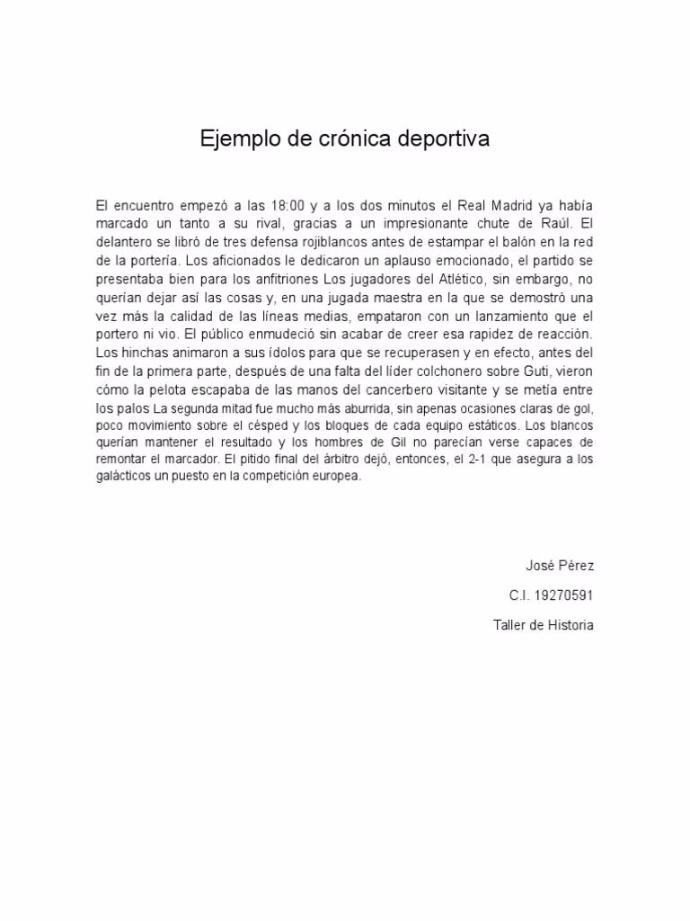 ¿Qué son los cronistas deportivos?