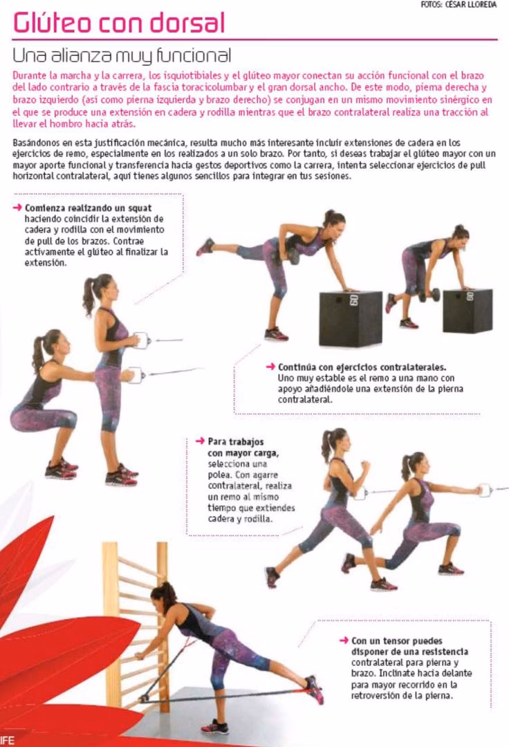 ¿Cuáles son los ejercicios combinados en el gym?