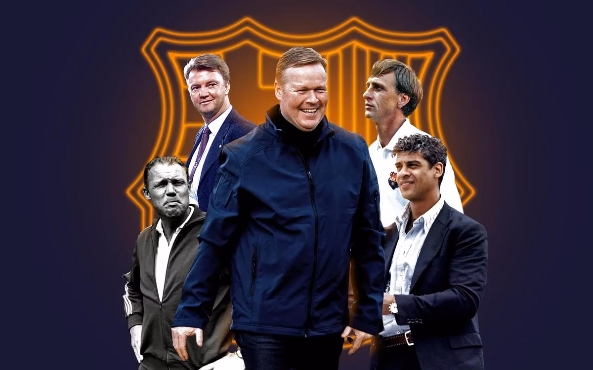¿Cuántos entrenadores holandeses ha tenido el Barcelona?