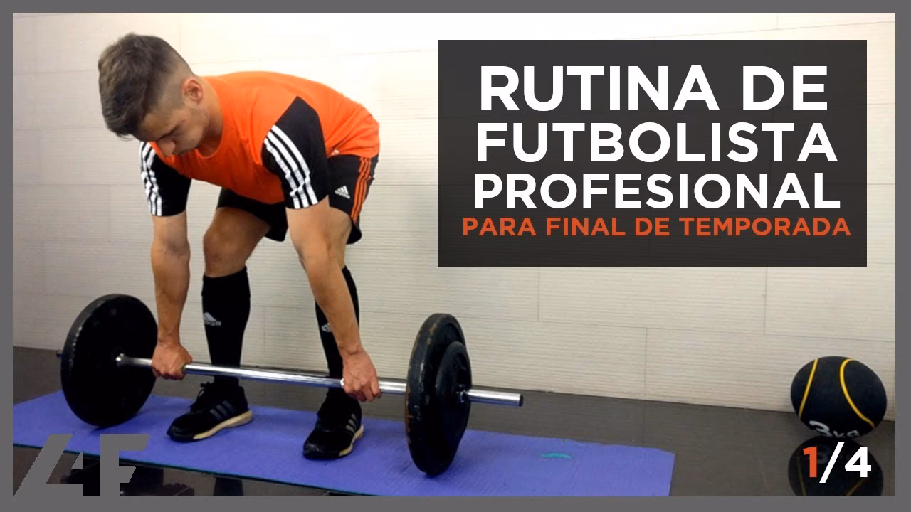 ¿Cuántas veces a la semana hacen pesas los futbolistas?