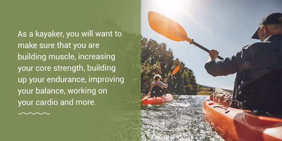 ¿Qué músculos trabajas con el kayak?