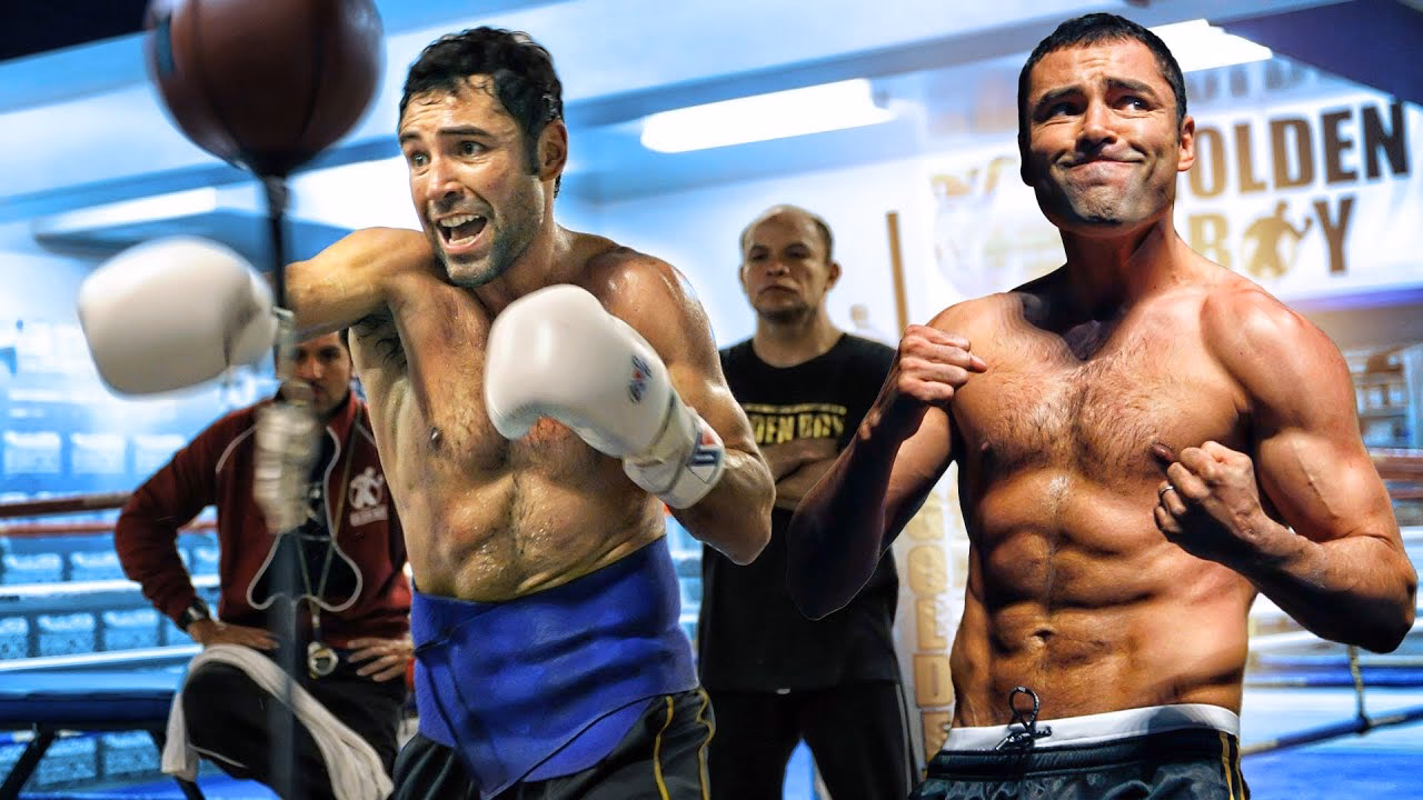 ¿En qué gimnasio entrenaba Oscar de la Hoya?