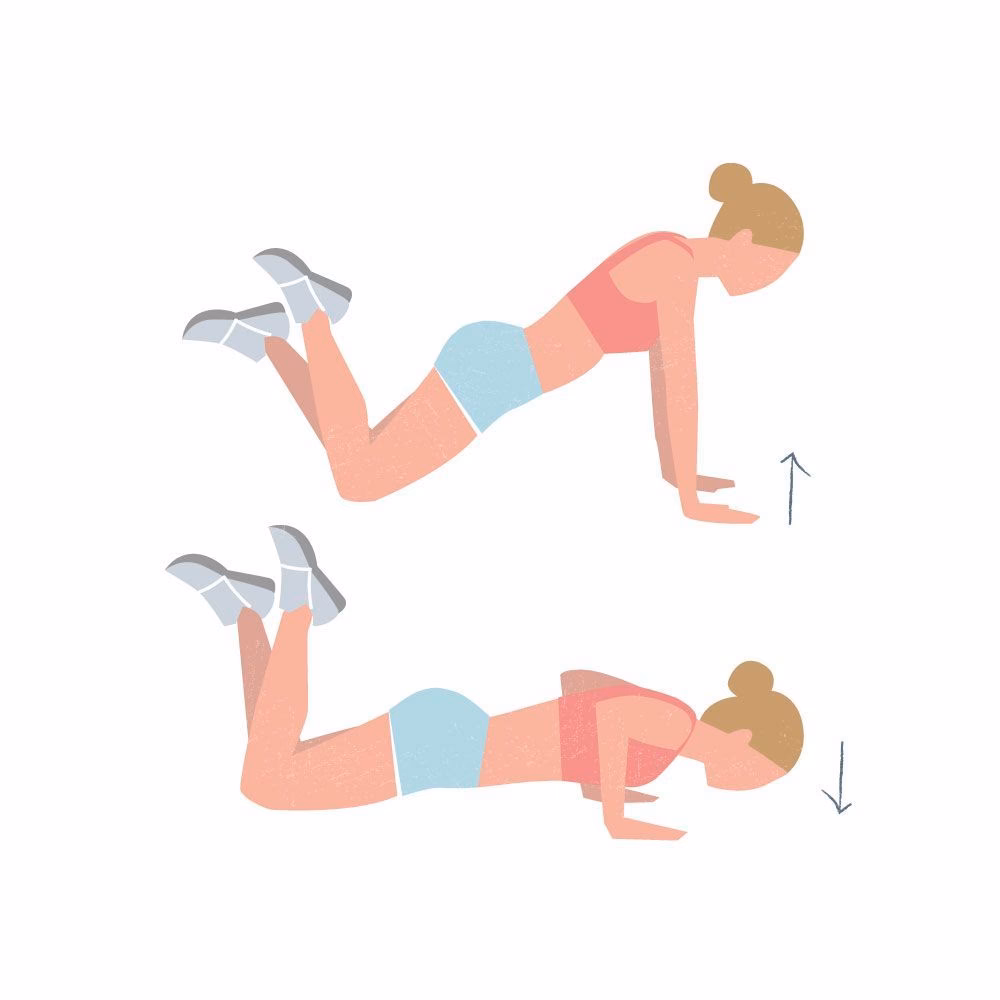 ¿Cuántas flexiones son un buen ejercicio para el pecho?