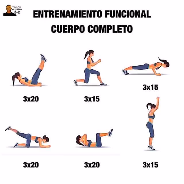¿Qué ejercicios funcionales puedo hacer en casa?