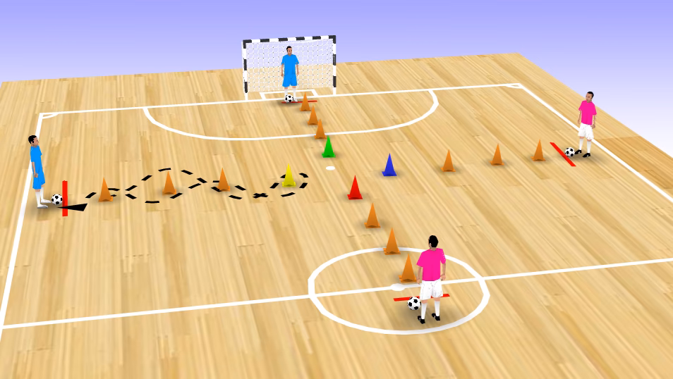 ¿Debo practicar con un balón de fútbol sala?