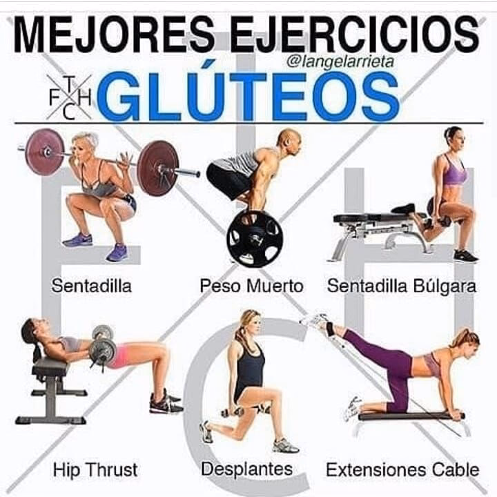 ¿Qué aparatos usar en el gimnasio para glúteos?