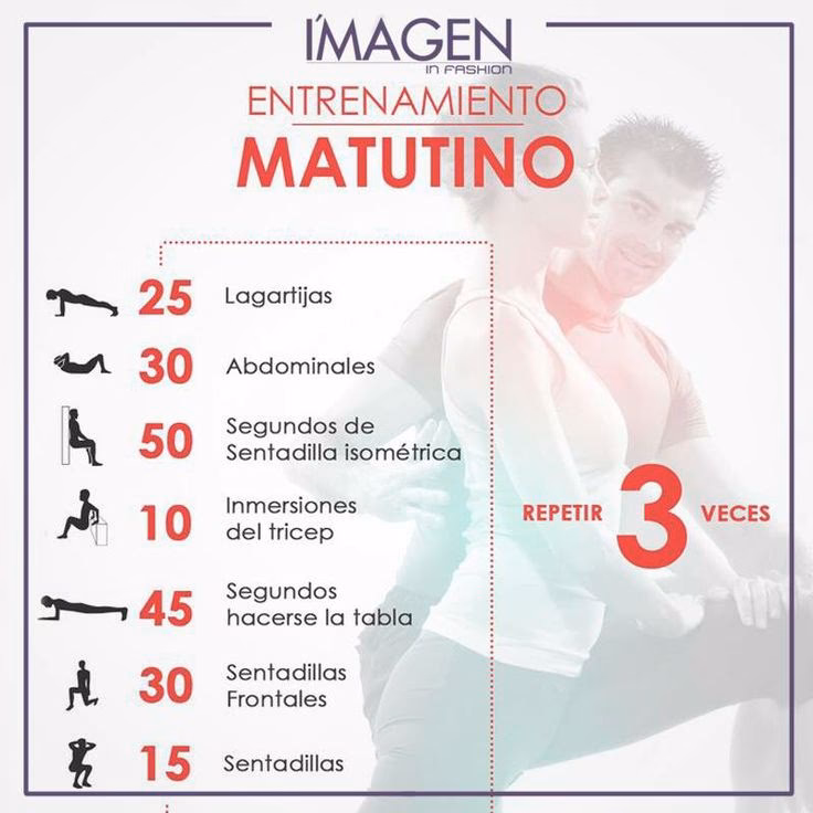 ¿Cuáles son los ejercicios matutinos?