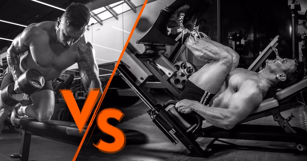 ¿Qué es mejor, peso libre o máquinas?