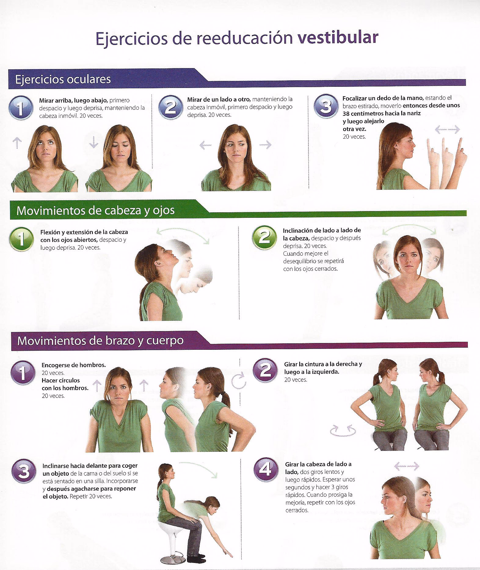 ¿Qué es el entrenamiento vestibular?