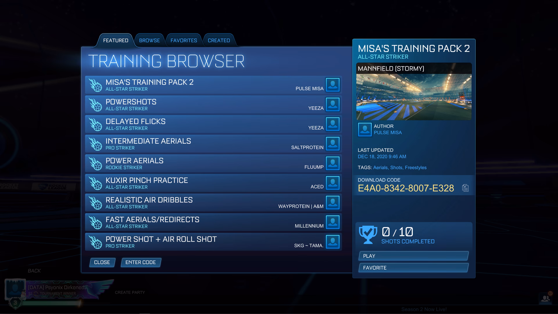 ¿Cómo jugar entrenamiento en Rocket League?