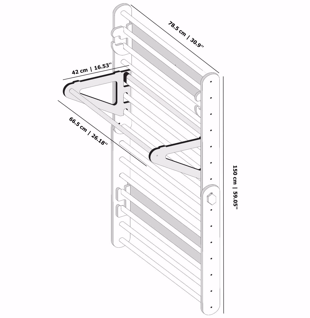 ¿Cómo se usa la espaldera?