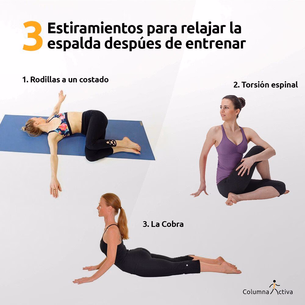¿Cómo aliviar el dolor de espalda después de hacer ejercicio?