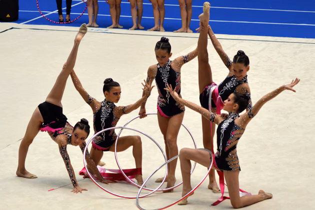 ¿Qué es una exhibición gimnástica?